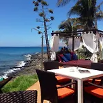 Aguazul - A Pie De Piscina Y Vistas Al Mar דירה פוארטו דל כרמן